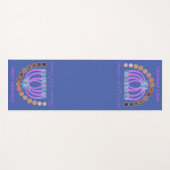 ラヴィシュオンヘアメイクアッププリンセスレインボー ヨガマット (正面(横))