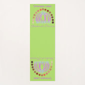 ラヴィシュオンヘアメイクアッププリンセスレインボー ヨガマット (正面)