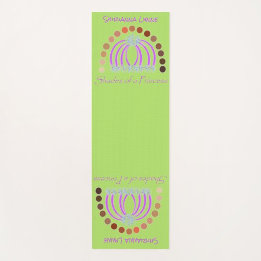 ラヴィシュオンヘアメイクアッププリンセスレインボー ヨガマット (正面)