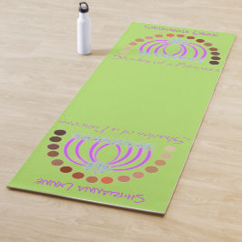 ラヴィシュオンヘアメイクアッププリンセスレインボー ヨガマット