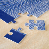 ラヴィシュオンモノグラムカラーブルーゴッドアイを洗う ジグソーパズル (側面)