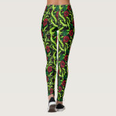 ラヴィッシングバラつる植物 レギンス (裏面)