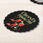 ラヴィッシングレッド50th誕生日DIVAデザイン ペーパーコースター (アングル)