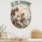 ラヴィパリジェンヌルチャントデシュレーヌ ポスター (キッチン)