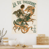 ラヴィパリジェンヌ – トールアラシヌウルデルニエ ポスター (キッチン)