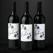 ラヴィボエーム | The Bohemian Life Blue Wildflower ワインラベル