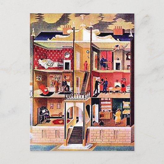 ラヴィリアスアートザボーディングハウス ポストカード (正面)