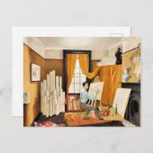 ラヴィリウス-エドワード·バウデンが自分のスタジオで働くホ シーズンポストカード (正面/裏面)