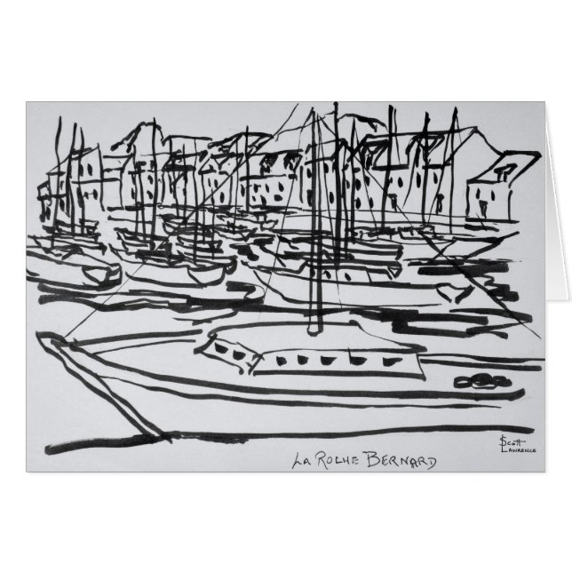 ラヴィレーヌ川|ラ·ロシュ·ベルナード、ブリタニー (正面横)