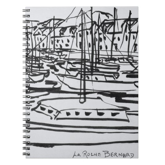 ラヴィレーヌ川|ラ·ロシュ·ベルナード、ブリタニー ノートブック (正面)