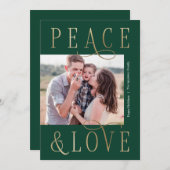 ラヴィングピースエディタブルカラーホリデーフォトカード シーズンカード (正面/裏面)