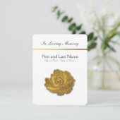 ラヴィングメモリヴィンテージバラ1葬儀アナウンス 招待状 (スタンド正面)