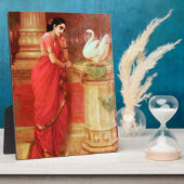 ラヴィヴァルマ絵画ハムサダヤムティ フォトプラーク (側面)