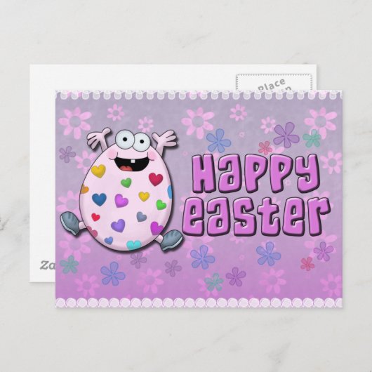 ラヴィーハッピーイースター卵 シーズンポストカード (正面/裏面)