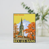 ラヴィーレバン，スイスの村，ヴィンテージ ポストカード (スタンド正面)