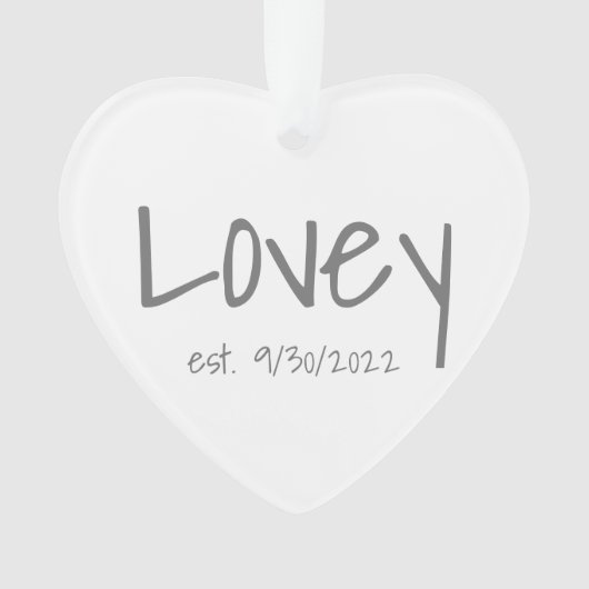 ラヴィー設立日アクリルオーナメント オーナメント (正面)