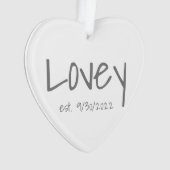 ラヴィー設立日アクリルオーナメント オーナメント (正面)