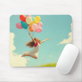 ラヴィ・エスト・ベル・ガールズと風船。 マウスパッド (マウス)