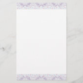 ラヴェナーレース女の子ベビーシャワービンゴカード (裏面)