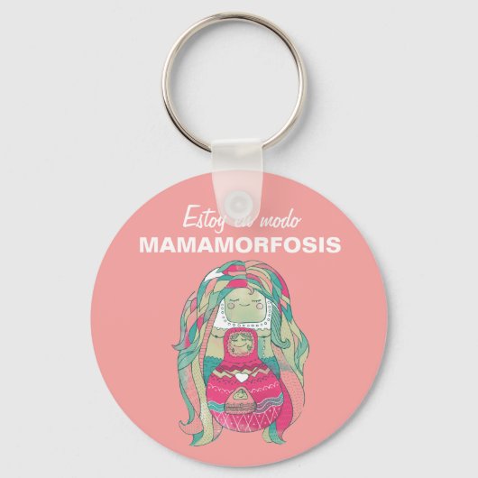 ラヴェロchapa 5cmエストイen modo mamamamorfosis キーホルダー (正面)