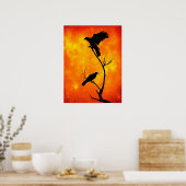 ラヴェンオレンジ ポスター (キッチン)