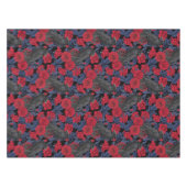 ラヴェンスとバラとダークブルー離れ テーブルクロス (正面(横))