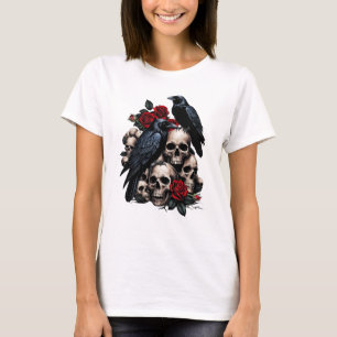 ラヴェンスとバラ:ゴシック様式の交響曲 Tシャツ