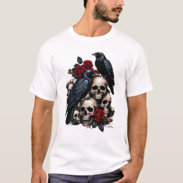 ラヴェンスとバラ:ゴシック様式の交響曲 Tシャツ