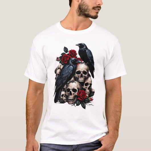 ラヴェンスとバラ:ゴシック様式の交響曲 Tシャツ (正面)