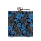 ラヴェンスとブルーのバラ フラスク (裏面)