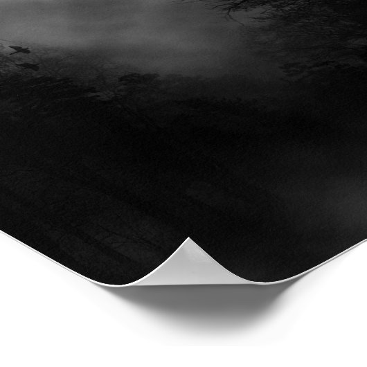 ラヴェンスのポスターとハロウィーンの空 ポスター (角)