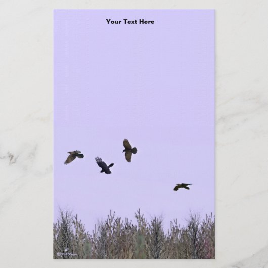 ラヴェンスの群れ 便箋 (正面)