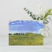 ラヴェンスを持つ丘の風景(by Ferdinand Hodler) カード (スタンド正面)