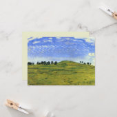 ラヴェンスを持つ丘の風景(by Ferdinand Hodler) カード (正面/裏面インサイチュ)