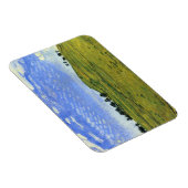 ラヴェンスを持つ丘の風景(by Ferdinand Hodler) マグネット (右側)