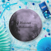 ラヴェンスカスタムンズパープルミストプレートとハロウィーンスカイ ペーパープレート (パーティー)