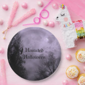 ラヴェンスカスタムンズパープルミストプレートとハロウィーンスカイ ペーパープレート (パーティー)