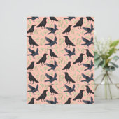 ラヴェンスゴシックハロウィーンスクラップブック紙インオレンジ (スタンド正面)