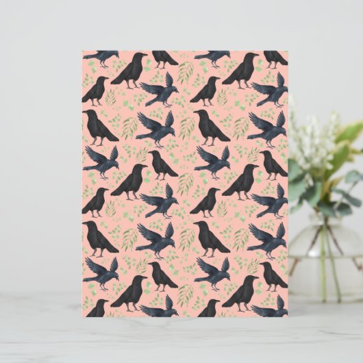 ラヴェンスゴシックハロウィーンスクラップブック紙インオレンジ (スタンド正面)