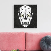 ラヴェンススカルスケルトンウォールアートホームデコール キャンバスプリント (インサイチュ (リビング))