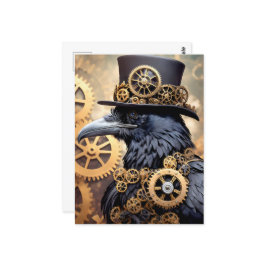 ラヴェンスチームパンクギアアート ポストカード