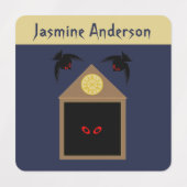 ラヴェンスハロウィーンの不親切カスタムな ラベル (デザイン2)