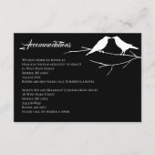 ラヴェンス結婚ゴシック エンクロージャーカード (正面)