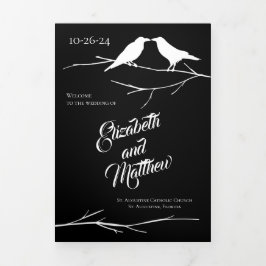 ラヴェンス結婚ゴシック 三つ折りプログラム