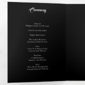 ラヴェンス結婚ゴシック 三つ折りプログラム (内部最初)