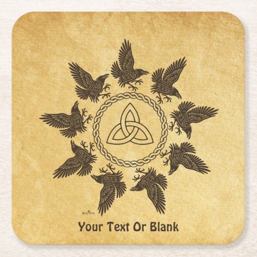 ラヴェンス・サークル・ダンス スクエアペーパーコースター (正面)