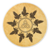 ラヴェンス・サークル・ダンス セラミックノブ (正面)