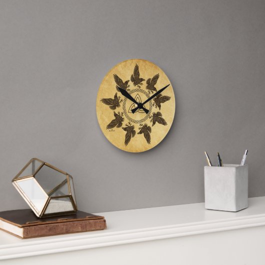 ラヴェンス・サークル・ダンス ラウンド壁時計 (オフィス)