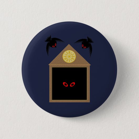 ラヴェンス・ハロウィーンの無親切 缶バッジ (正面)