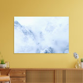 ラヴェンス、雪の山と雲 キャンバスプリント (インサイチュ (リビング))